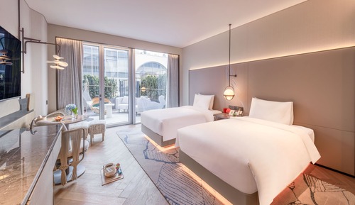 Standard Twin Room, Pets Allowed, Courtyard Area