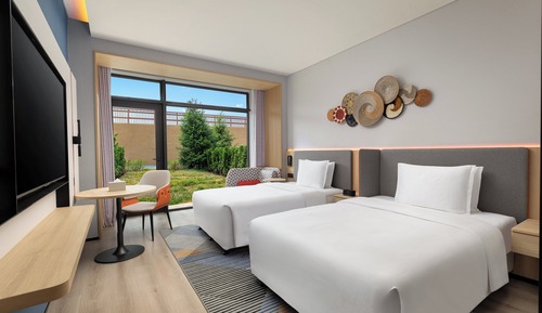 Standard Room, 2 Double Beds, Balcony