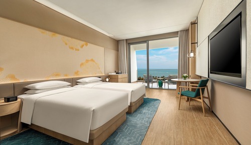 2 Double Premium Ocean View Furnished Balcony