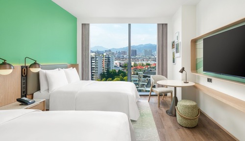 Superior Room, 2 Double Beds, Mountain View