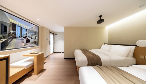 Two Double Bed Quadruple Family Room