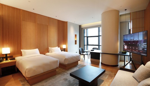 Deluxe Double or Twin Room, Multiple Beds, Hill View