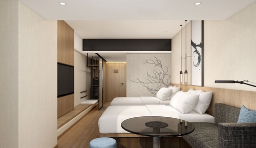Standard Room, 2 Twin Beds, City View