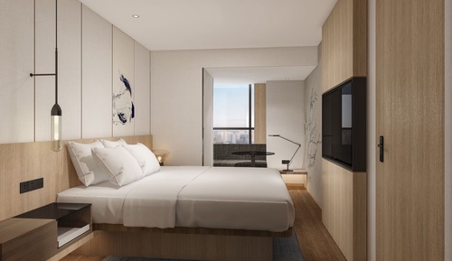 Standard Room, 1 King Bed, Non Smoking, City View