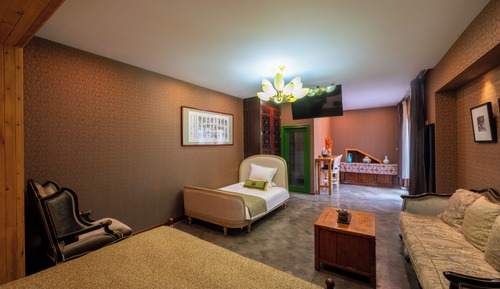 Family Studio, Multiple Beds, Courtyard View, Courtyard Area