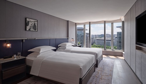 Premium Suite, 2 Twin Beds, City View