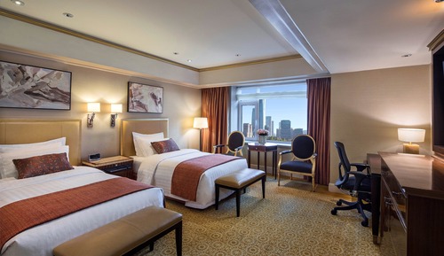 Executive Room, 2 Twin Beds, City View