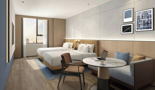Superior Room, 2 Double Beds, City View