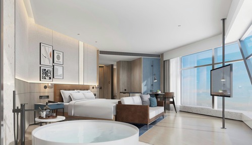 Premier Room, 1 King Bed, Smoking, Ocean View