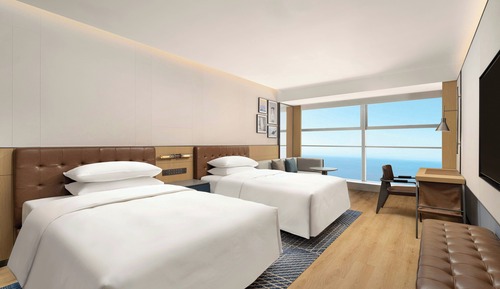 Grand Room, 2 Double Beds, Ocean View