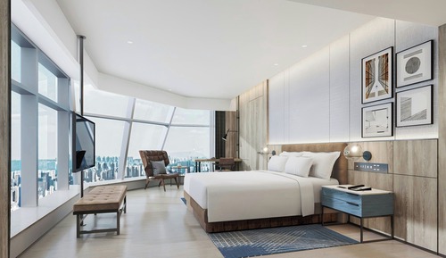 Suite, 1 King Bed with Sofa bed, Ocean View