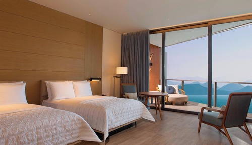 Room, 2 Double Beds, Ocean View
