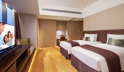 Basic Studio, 2 Twin Beds