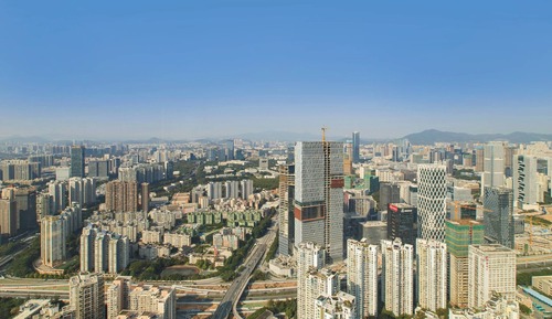 Room, 2 Double Beds, City View