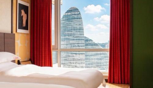 Deluxe One-Bedroom Apartment with City View