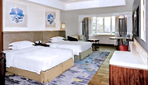 Grand Lingnan Theme Room with Two Twin Beds