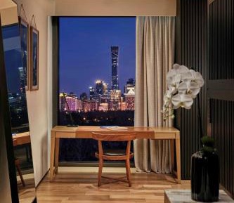 Premium Room with One King Bed Liangma River View (Free Mini-bar soft drinks & beers + 1.9 mi pick-up or drop-off service + Berluti shoe shinning & pressing service)