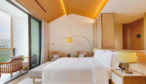 Deluxe King Room with Balcony and Park View - Hot Spring