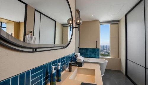 Executive Double Room with Two Double Beds and City View