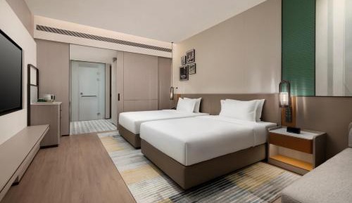 Premium Double Room with Two Double Beds and Indoor Private Hot Spring
