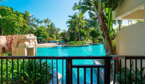 Grand Deluxe King Room with Balcony and Direct Pool Access