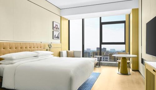 Premier King Suite with One King Bed and City View