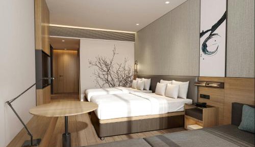 Family Room with City View