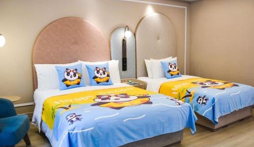 Family Room with One Double Bed and One Single Bed