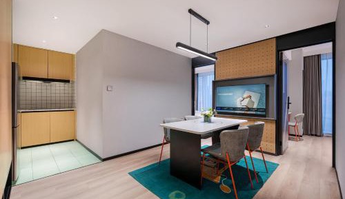 Deluxe Suite with One Double Bed and One Single Bed
