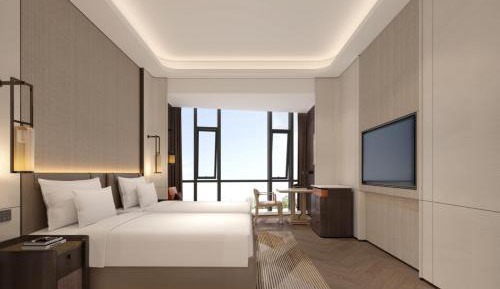 Superior Double Room with Two Double Beds and City View
