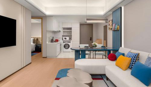 Two-Bedroom Suite with One King Bed and One Double Bed