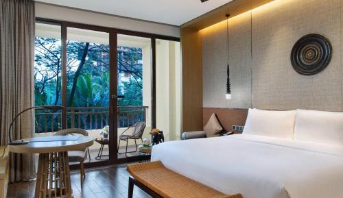 Deluxe King Room with Balcony and Park View