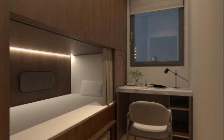 Single Bed in Female Dormitory Room