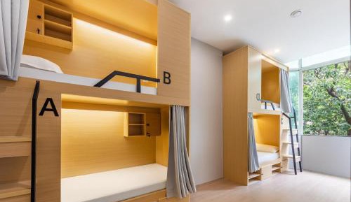 Bed in 4-Bed Male Dormitory Room