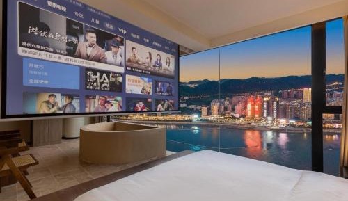 Deluxe Double Room with Side Sea View