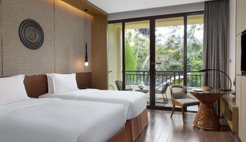 Deluxe Twin Room with Balcony and Park View
