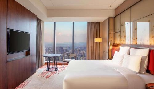 King Suite with Lounge Access and View 