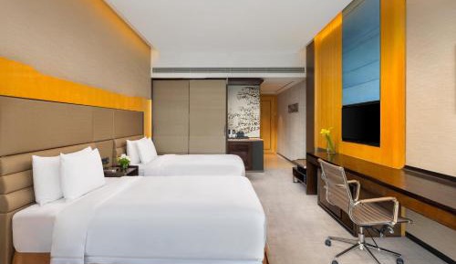 Standard Twin Room with City View - Lounge Access
