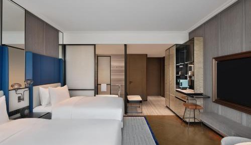 Executive Two Double Beds Room with River View