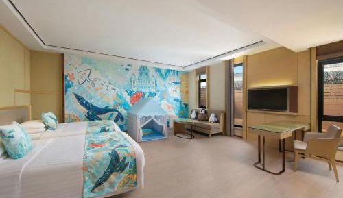 Mystic Ocean Camping Room with Two Double Beds