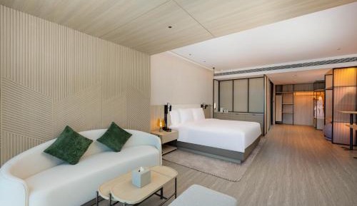1 King Premium Smart Room Living area