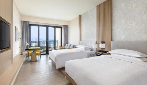Deluxe Seaview Double, Guest room, 2 Double, Balcony