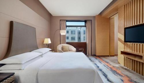 Deluxe King Suite with City View，1 King