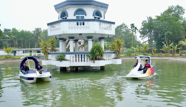 Salam Palace near Goala bazar holiday apartments in a village open swimming pond